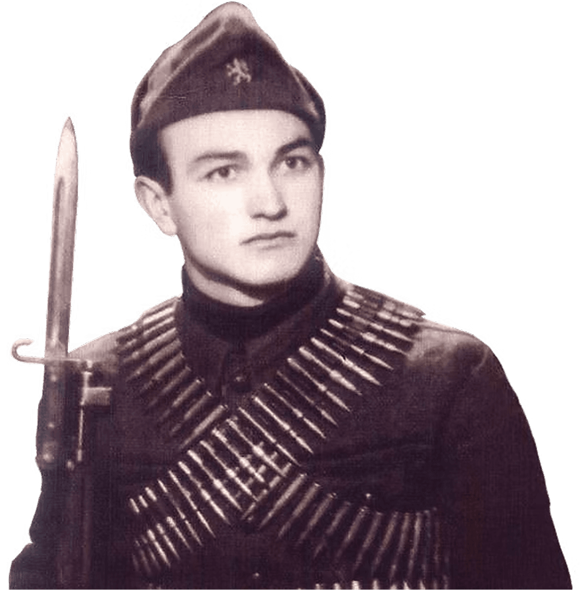 Georgi Naydenov as a young soldier